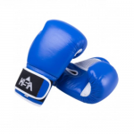 Перчатки боксерские KSA Wolf (синий), кожа, 10 oz
